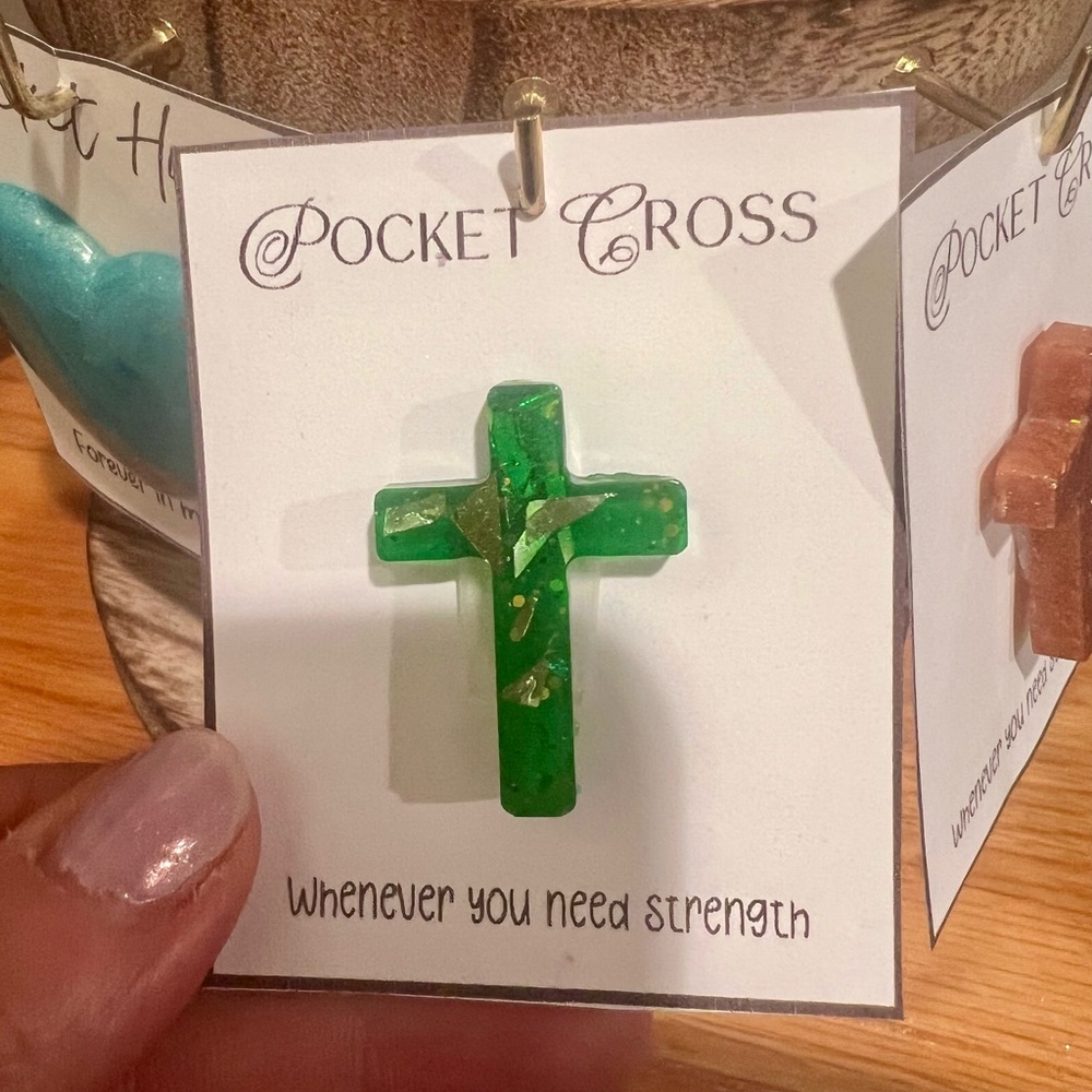Green Pocket Cross
